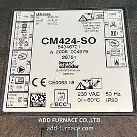 Kromschroder CM424-SO with CM4 Adapter